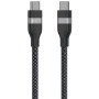 Кабель Anker Upcycled-Braided USB-C - USB-C (M/M), 240W, 0.9 м, Black (A82E2H11)