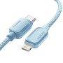 Кабель Essager Breeze USB Type-C - Ligthning (M/M), 20W, 1 м Blue (EXCTL-WL03-P)