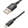 Кабель XO NB143 USB-Lightning 2.1A 1м Black (XO-NB143i1-BK)