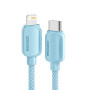 Кабель Essager Breeze USB Type-C - Ligthning (M/M), 20W, 1 м Blue (EXCTL-WL03-P)