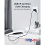 Кабель Anker Upcycled-Braided USB-C - USB-C (M/M), 240W, 0.9 м, Black (A82E2H11)