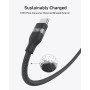 Кабель Anker Upcycled-Braided USB-C - USB-C (M/M), 240W, 0.9 м, Black (A82E2H11)