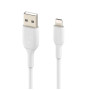 Кабель Belkin PVC USB - Lightning, 0.15 м White (CAA001BT0MWH)