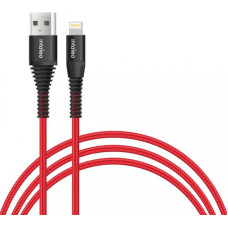 Кабель Intaleo CBRNYL1 USB-Lightning 1.2м Red (1283126559471)