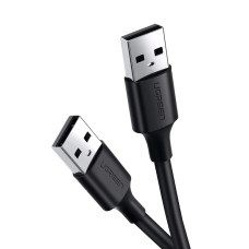 Кабель Ugreen US102 USB - USB (AM/AM), 0.5 м, Black (10308)