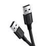Кабель Ugreen US102 USB - USB (AM/AM), 0.5 м, Black (10308)