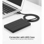 Кабель Ugreen US102 USB - USB (AM/AM), 0.5 м, Black (10308)