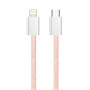 Кабель ColorWay Lightning + USB Type-C (M/M), 3.0 А, 1 м, Pink (CW-CBPDCL061-P)
