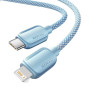 Кабель Essager Breeze USB Type-C - Ligthning (M/M), 20W, 1 м Blue (EXCTL-WL03-P)