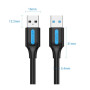 Кабель Vention USB - USB V 3.0 (M/M), 1 м, Black (CONBF)