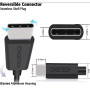Кабель Choetech USB - USB Type-C (M/M), 3 м, Black (AC0004)