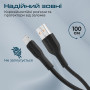 Кабель Promate xCord-Ai USB - Lightning (M/M), 1 м, Black (xcord-ai.black)