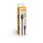 Кабель ColorWay USB-Lightning, 2.4А, 0.25м, Black (CW-CBUL048-BK)