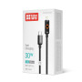 Кабель ColorWay USB Type-C - Lightning (M/M), Breathing Light, 3А, 1 м, Black (CW-CBPDCL103-BK)