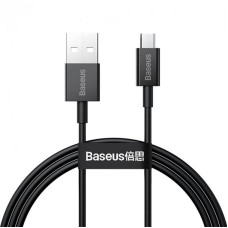 Кабель Baseus Superior Fast Charging USB-microUSB, 1м Black (CAMYS-01)