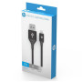 Кабель HP USB - Lightning, 2м, черный (DHC-MF100-2M)