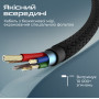 Кабель Promate xCord-Ai USB - Lightning (M/M), 1 м, Black (xcord-ai.black)