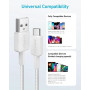 Кабель Anker 322 USB-A - USB-C, 0.9м, White (A81H5H21/A81H5G21)
