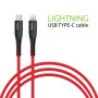 Кабель Intaleo CBRNYTL1 USB-C-Lightning 1.2м Red (1283126504129)