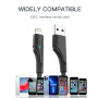 Кабель Essager Rousseau USB - Lightning (M/M), 1 м Black (EXCL-LS01)