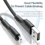 Кабель Essager Rousseau USB - Lightning (M/M), 1 м Black (EXCL-LS01)