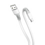 Кабель ColorWay USB - USB Type-C (M/M), liquid silicone, 3А, 1 м, White (CW-CBUC093-WT)