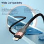Кабель Essager Star USB - Ligthning (M/M), 1 м Black (EXCL-XC01)