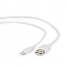 Кабель Cablexpert (CC-USB2-AMLM-W-0.1M), USB2.0 BM - Lightning, 0.1м, білий