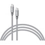 Кабель Intaleo CBGNYTT1 USB Type-C-USB Type-C 1м 60W Grey (1283126559501)