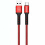 Кабель Usams US-SJ289 USB - USB Type-C, 1.2 м, Red (SJ289USB02)