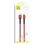 Кабель Usams US-SJ289 USB - USB Type-C, 1.2 м, Red (SJ289USB02)