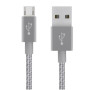 Кабель Belkin USB-A - MicroUSB Mixit Metallic 3 м Grey (F2CU021bt10-GRY)