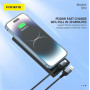 Кабель Foneng X92 4-in-1 (60W) USB/USB-C - USB-C/Lightning 1м Black (X92-CA-FIO)