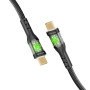 Кабель Promate USB Type-C - USB Type-C (M/M), 3 A, 60 W, 2 м, TransLine-CC200 Black