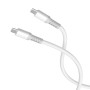 Кабель ColorWay USB Type-C - USB Type-C (M/M), liquid silicone, 3А, 1 м, White (CW-CBPDCC093-WT)