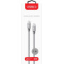 Кабель Intaleo CBGNYTT1 USB Type-C-USB Type-C 1м 60W Grey (1283126559501)