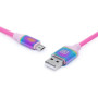 Кабель REAL-EL Premium Rainbow USB-microUSB 1m (EL123500052)