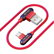 Кабель Luxe Cube Game USB-USB Type C, 1м, красный (8886668686136)