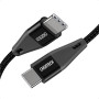 Кабель Choetech USB Type-C - USB Type-C (M/M) 100W, 1 м Black (XCC-1008)
