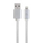 Кабель Cablexpert (CCB-mUSB2B-AMLM-6-S) USB 2.0 - Lightning, 1.8м, сріблястий