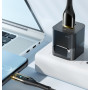 Кабель Essager Interstellar Transparent Design USB - USB Type-C (M/M), 100W, 1 м Black (EXCT-XJ01-P)