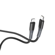 Кабель XO NBQ231A USB Type-C - Lightning (M/M), 1 м, Black (NBQ226A-TC-1-BK)