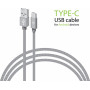 Кабель Intaleo CBGNYT1 USB-USB Type-C 1м Grey (1283126489136)