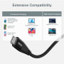 Кабель Choetech USB Type-C - USB Type-C (M/M) 100W, 1 м Black (XCC-1008)