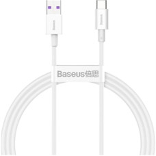 Кабель Baseus Superior USB-USB Type-C, 3A, 66W, 1м White (CATYS-02)