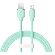 Кабель Baseus Jelly Liquid Silica Gel USB-Lightning, 2.4A, 2м Green (CAGD000106)