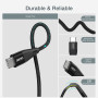 Кабель Choetech USB Type-C - USB Type-C (M/M) 100W, 1 м Black (XCC-1008)