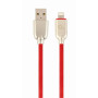 Кабель Cablexpert (CC-USB2R-AMLM-2M-R) USB 2.0 - Lightning, преміум, 2м, червоний