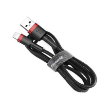 Кабель Baseus Cafule USB-Lightning, 1м Red-Black (CALKLF-B19)