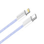 Кабель ColorWay Lightning + USB Type-C (M/M), 3.0 А, 1 м, Purple (CW-CBPDCL061-PU)